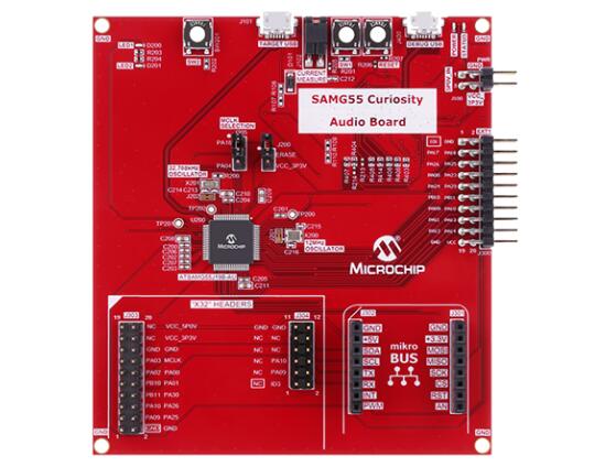 Microchip Technology SAM G55音频Curiosity开发板 (EV78Y10A)