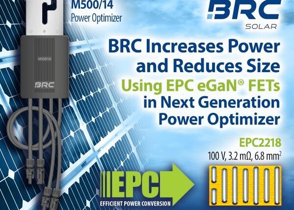 BRC Solar 的功率優化器使用 EPC eGaN FET
