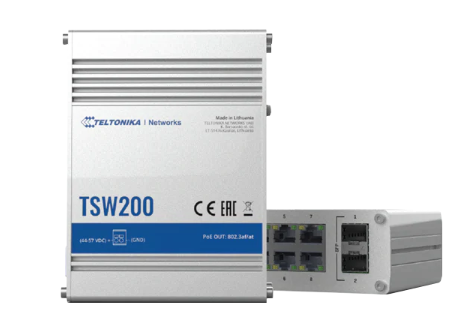 Teltonika TSW200工业PoE+交换机的介绍、特性、及应用