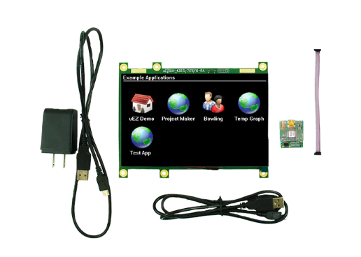 Future uEZGUI-4357-70WVN-BA GUI电路板组装和开发工具包的介绍、特性、及应用