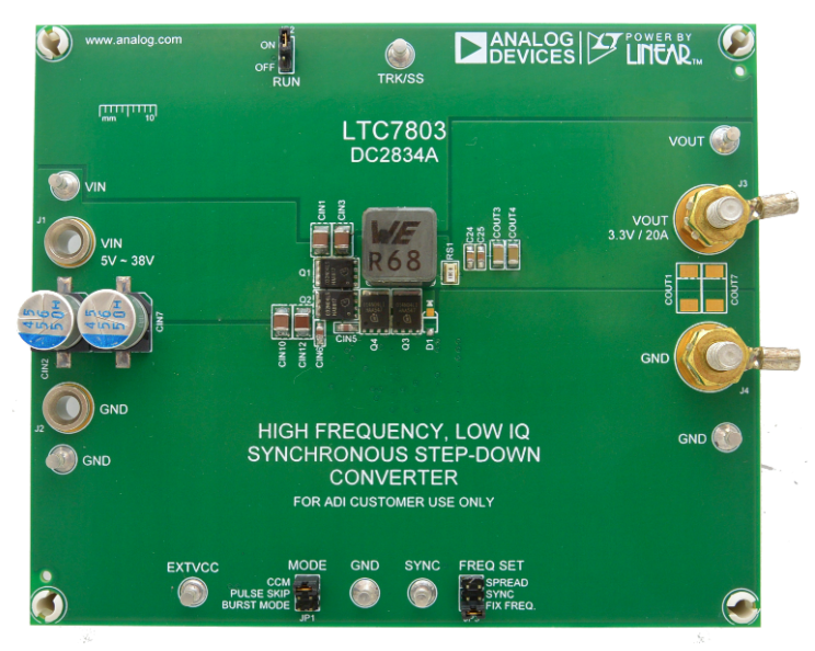 基于LTC7803同步降压型控制器实现简化高性能电源便捷设计方案