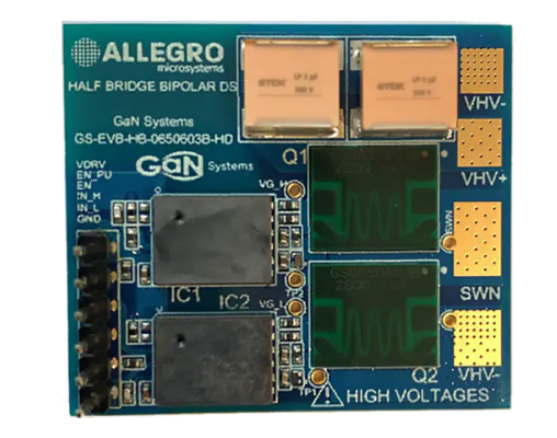 Allegro MicroSystems APEK85110KNH-01-T-MH评估板(AHV85110隔离GaNFET栅极驱动器)的介绍、特性、及应用