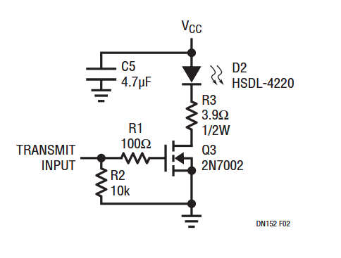 LT1328光电二极管接收器(4Mbps IrDA接收器)的介绍、特性、及应用