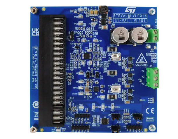 意法半导体STEVAL-LVLP01电机控制发现套件(STDRIVE101三相栅极驱动器和STL8N10F7功率mosfet)的介绍、特性、及应用