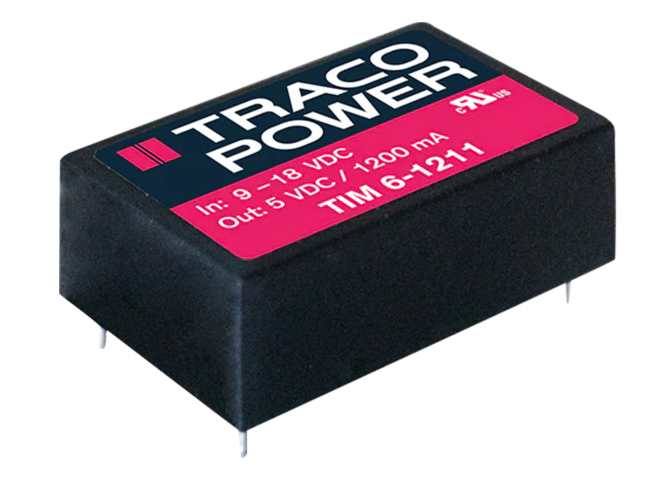 TRACO Power TIM 6系列6W医用DC/DC转换器的介绍、特性、及应用