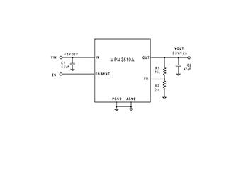 MPS MPM3510A 36v 1.2A降压转换器的介绍、特性、及应用