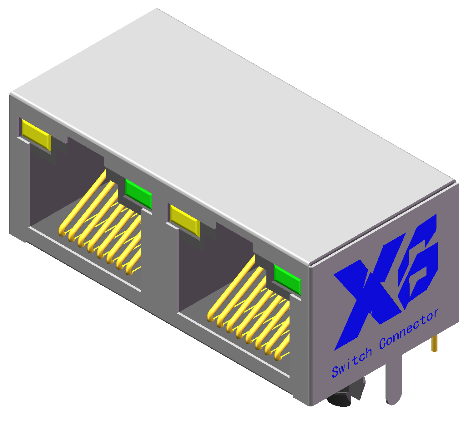 XB-5JA-1X2-8P8C-LED-S