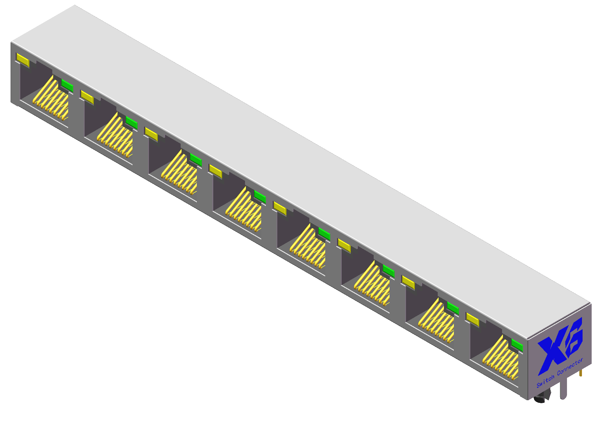 XB-5JA-1X8-8P8C-LED-S
