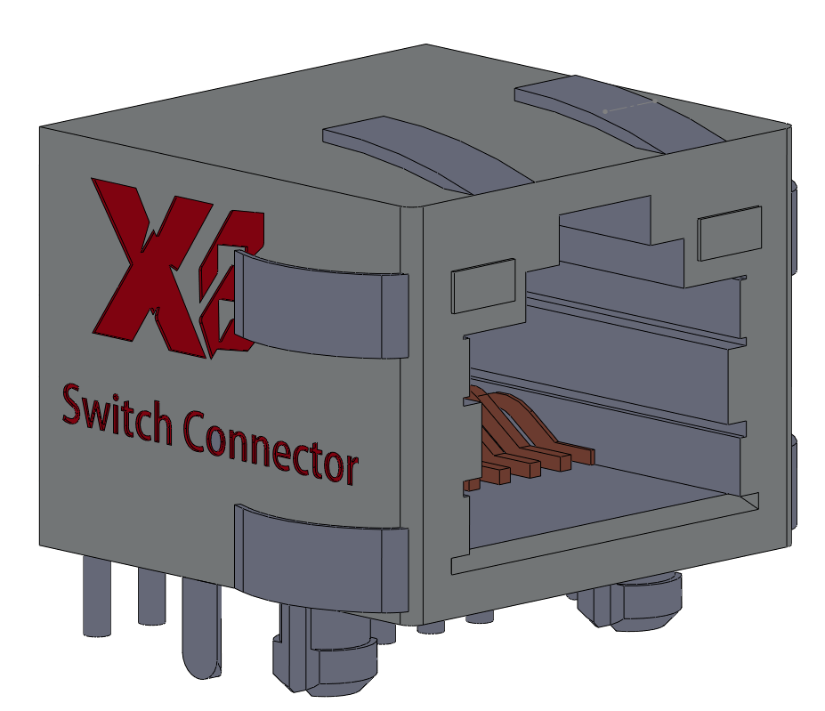 XB-5JA-1X1-8P8C-LED-S-E