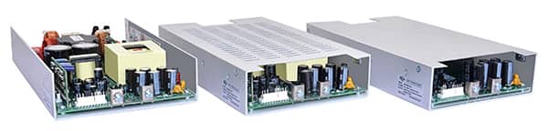 Bel Power VSP600 系列图片提供三种封装配置