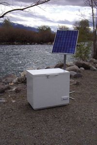 太阳丹泽太阳能冰箱