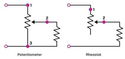 电位器和变阻器电路图的图像