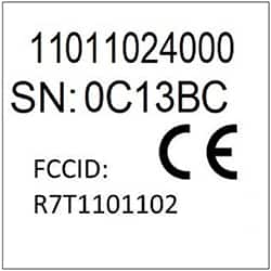 附加到 Würth Elektronik Setebos-I 模块的 ID 标签示例图片