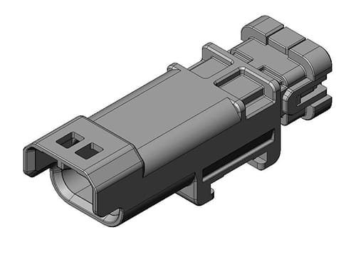 JAE Electronics MX80B02PZ1A 2 针直插式连接器外壳图片