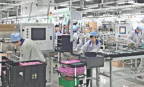 和硕联合科技在重庆的工厂