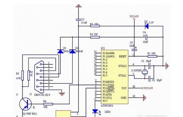 解读AT89C2051遥控接收器电路设计原理.png