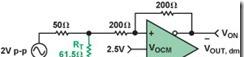 图6：带源电阻和终端电阻的单端电路。