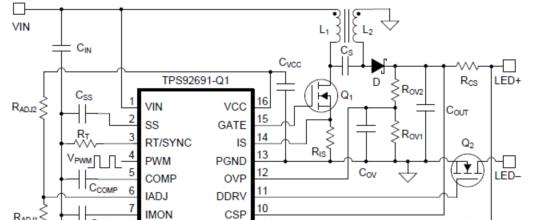 TPS92691/-Q1SEPIC LED驱动器应用电路图.png