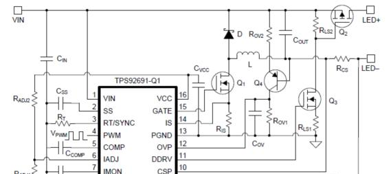 TPS92691/-Q1降压LED驱动器应用电路图.png