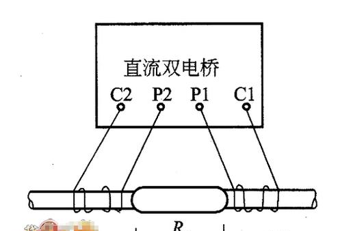 直流双臂电桥测量导线电阻的实际接线图.png
