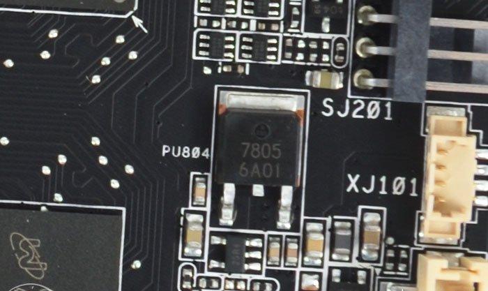 三端稳压供电芯片7805