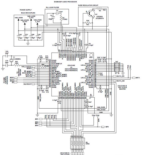 评估板EVAL-ADAU1466Z电路图:SigmaDSP音频处理器.png