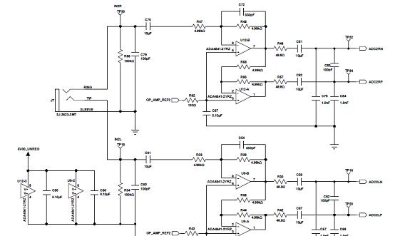 评估板EVAL-ADAU1466Z电路图:模拟输入通路0和1.png