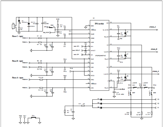 马达控制电源板STEVAL-IPMNG3Q电路图(3)