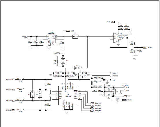 评估板MAX11192 EVK电路图(2)