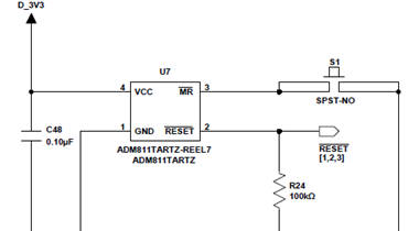 评估板EVAL-ADAU1466Z电路图:重置发生器电路