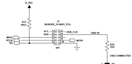 评估板EVAL-ADAU1466Z电路图:SPI通信接口<a target='_brank' class='color-015b84' href='/wiki-22.html '>插座</a>