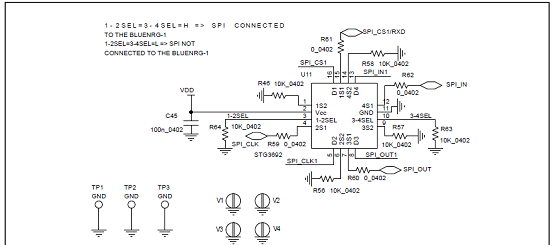 评估板STEVAL-IDB007V1M电路图:EEPROM/开关