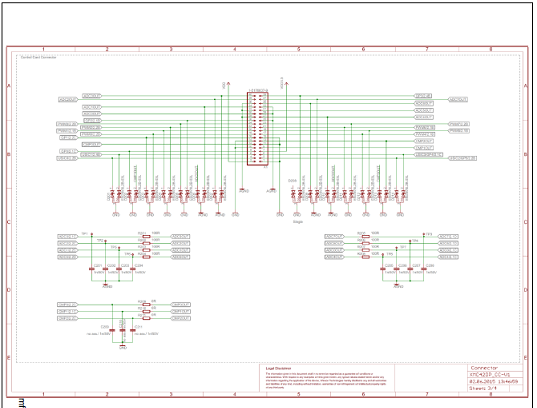 XMC4200数字电源控制板电路图(2):连接器