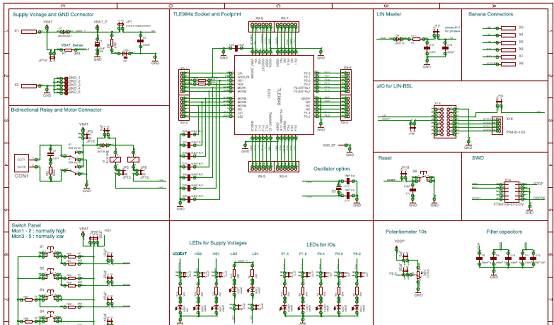TLE984x系列评估板电路图(1)