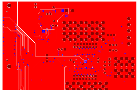 评估板EVAL-AD5767SD2Z PCB设计图(4):底层PCB