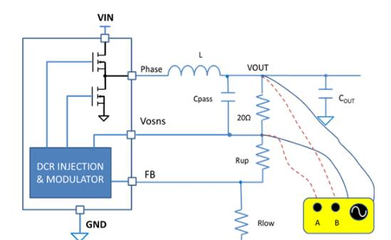图6：正确的DCAP2和DCAP3调节器控制环路波特图测量设置.png