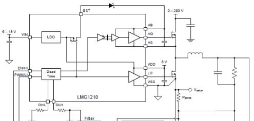 图3.LMG1210采用CMC滤波器带电流检测电阻配置图.png