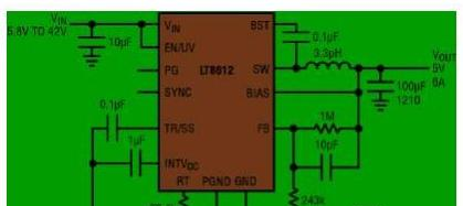 图 1：采用 LT8612 的 5V/30W 降压型转换器.png