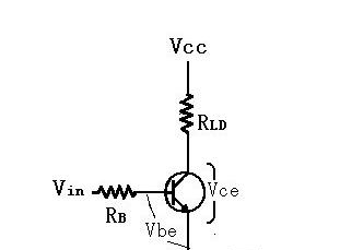图5 三极管开关电路，各主要测试电的电压图.png