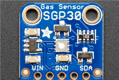 SGP30空气质量传感器分线板外形图