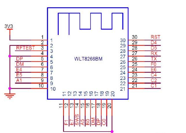 WLT8266BM BLE透传模块(支持mesh).png