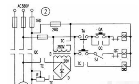 最简单直流制动电路图(直流电动机/单管整流/桥式整流电路图).png