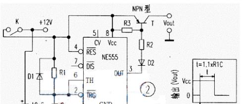 1到10s可调延时电路图(CD4060/NE555时基集成延时电路).png