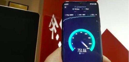 中国联通5G终端外场实测 最大下载速率可达4G速率6倍多