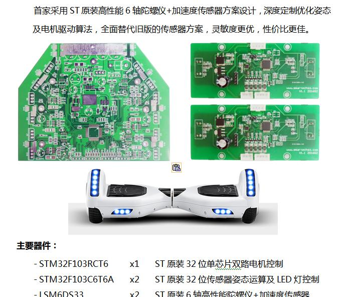 基于stm32f103rct6/stm32f103c6t6a/lsm6ds33/stp100n8f6的智能平衡车控制器方案.png