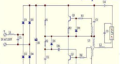 标准的单管电子镇流器电路图.jpg