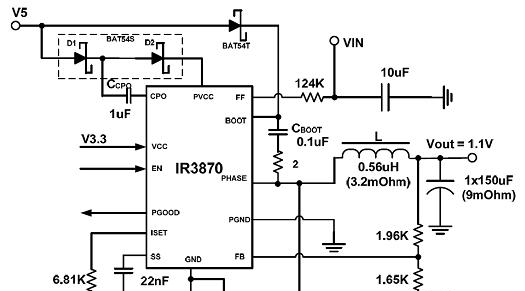 图3.IR3870M用作电荷泵的应用电路图.png