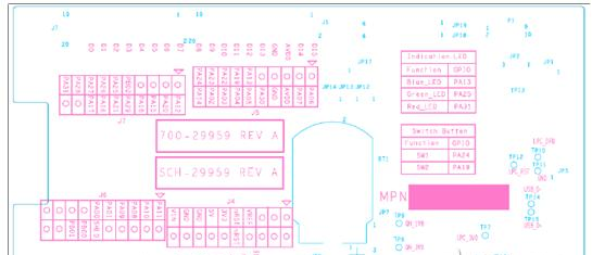 图13.QN9080-001-M17 DK主板PCB设计图：底层丝印图.png