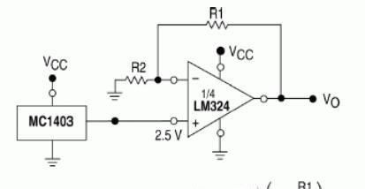 1、lm324电压参考电路图