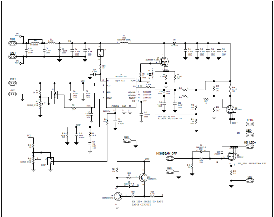 图11.评估板MAX25611 EVK电路图